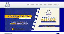 Desktop Screenshot of colegiobatistadeguarulhos.com.br